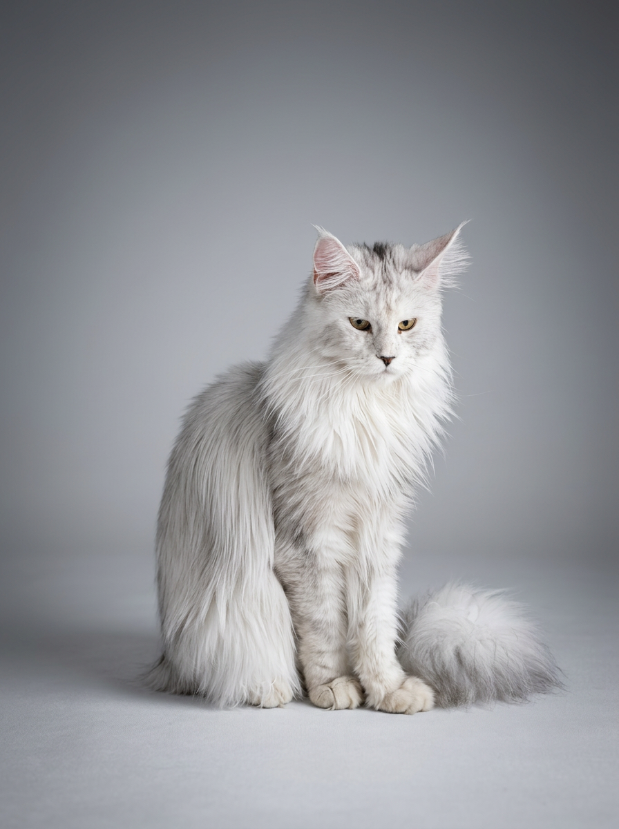 Angel — European Maine Coon Queen 🩶 at Chatlerie Illinois