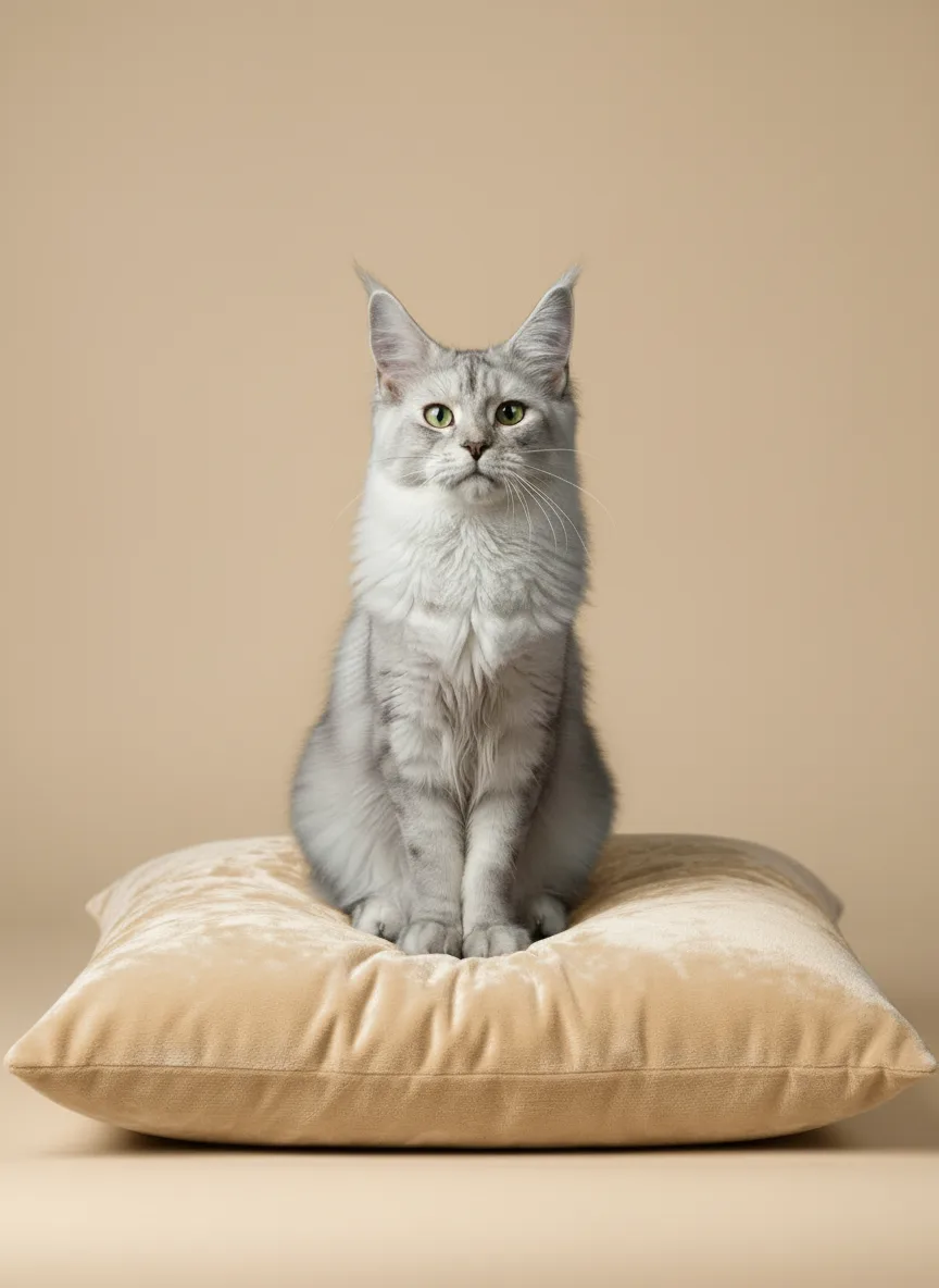 Libra — European Maine Coon Queen Mother 🤍 at Chatlerie Illinois